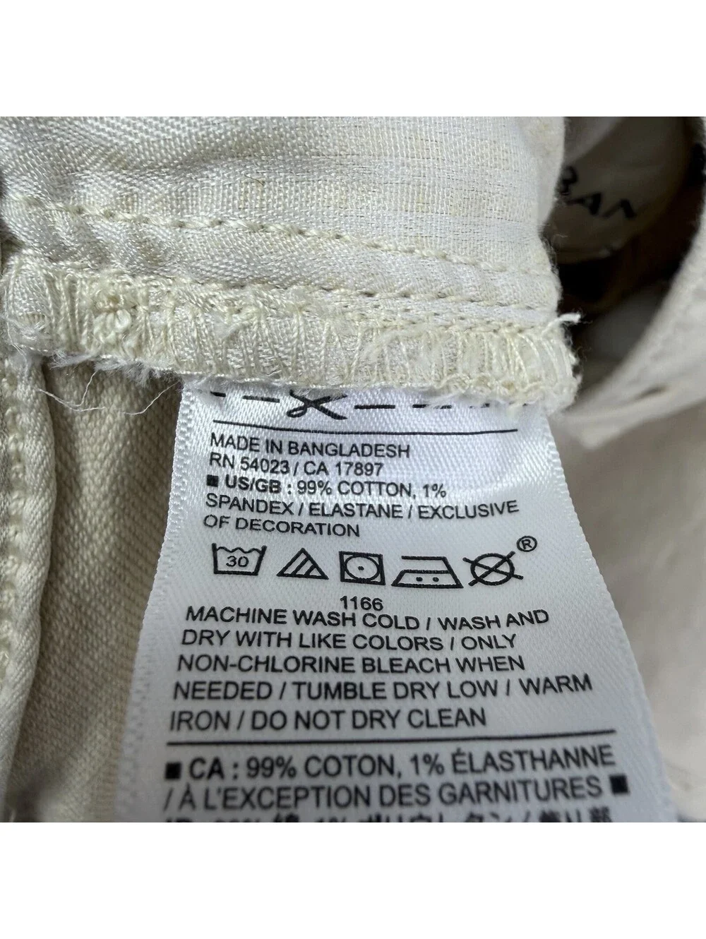 Banana Republic Mens Traveler Slim Fit Jeans Beige 33x34 Five Pocket Denim